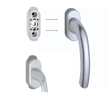 Vrider med sikringsknapper